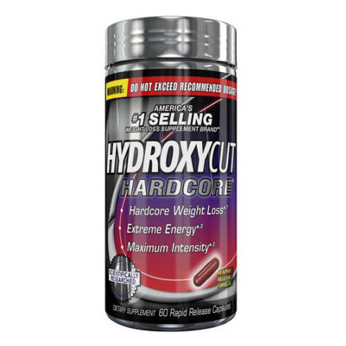 HydroxyCut Hardcore Weight Loss and Energy Rapid Release Capsules, 60 Ea